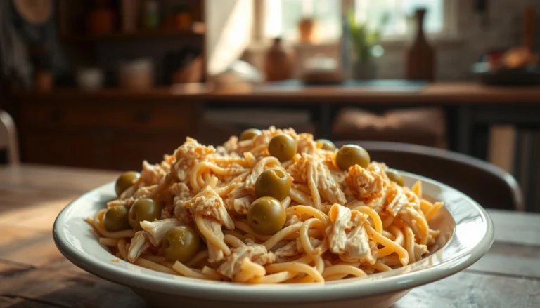 crockpot chicken pasta