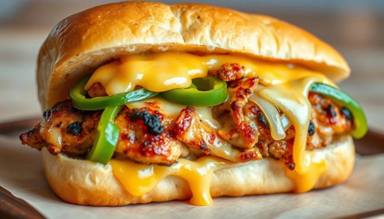 chicken steak and cheese